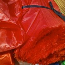 Special Red Satin Dance Red Silk Waist Drum Silk North Shaanxi Yangko Waist Red Silk Twist Yangko Red Belt