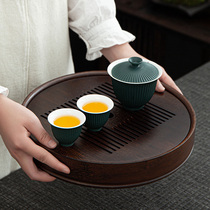 Xia Wei tea tray household kung fu tea set tray bamboo tea tray tea tray modern simple set drain tray small tea Sea