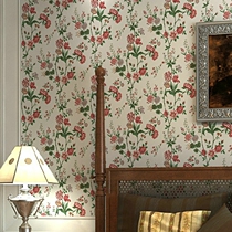 American imported THIBAUT paper American pastoral flower wallpaper living room bedroom study background wall wallpaper