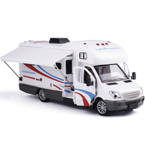 Large travel car sound and light return force warm furniture alloy front model car childrens toys