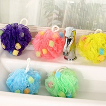 Cute sponge bath ball multi-color selection summer bath ball bath ball Bath flower foam particle bath ball bath ball bath