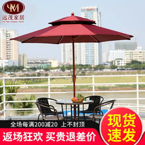 Outdoor Beach Umbrella Large Sun Umbrella Courtyard Umbrella Folding Midpost Umbrella Outdoor Table And Chairs Umbrella Outdoor Umbrella Pendulum 3 m