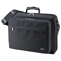 Japan SANWA mountain industry laptop bag 15 6-inch half-open large capacity mens bag shoulder handbag