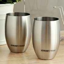 304 stainless steel olive-shaped wash cup rinse Cup rinse Cup mouthwash Cup toothbrush cup toothless handle brush Cup 2