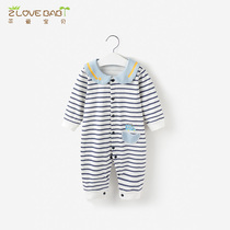 Newborn baby jumpsuit autumn cotton men and women baby clothes Spring and Autumn long sleeve climbing clothes newborn ha clothes autumn clothes