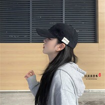 Japanese GP hat female baseball cap female Korean version of face small Japanese casual sunshade patch curved eaves cap cap