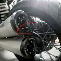 Applicable BMW BMW Take iron R NINE T modified exhaust pipe decoration cover anti-fall cover exhaust tail decoration cover