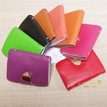 Candy color card bag multi card card card holder calfskin small card holder card holder card bag credit card bag