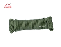 Household light safety rope umbrella rope wear-resistant outdoor slow descent mountaineering escape life-saving rope Rock climbing rope survival army green rope