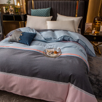 Ruolin cotton double cotton wool quilt cover 200 230 single piece 180 220 padded cotton single quilt cover