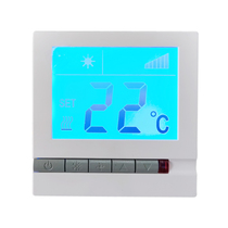 Leike S305 water floor heating LCD thermostat water separator electric valve temperature control switch temperature controller