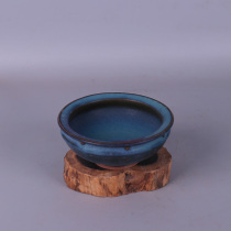 Song Junyao one red drum nail bowl antique porcelain ornaments antique old antique old goods collection accessories