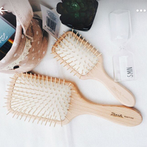 Janeke wooden comb Italy imported household portable air cushion massage comb Hair comb Long hair anti-static comb