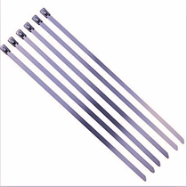 (High quality 304) metal cable tie steel wire harness strap 8mm wide self-locking stainless steel cable tie thick