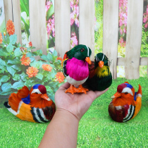 Simulation mandarin model mandarin duck with a pair of waterfowl bedrooms to decorate the marriage auspicious objects male mandarin duck