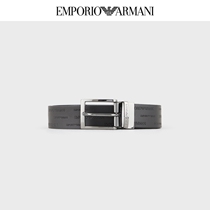 Emporio ARMANI Amani 2023 Classic LOGO double-sided leather belt for men in spring and summer 2023