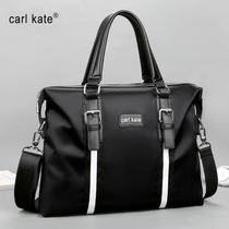 kate mens bag handbag mens crosswalk briefcase oxford cloth business backpack single shoulder inclined satchel bag official web