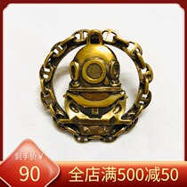 Fidelity original Russian Russian military naval diver badge copper