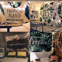 Girl heart room layout Velcro background cloth ins hanging cloth oversized tide card dormitory paved Nordic cold wind