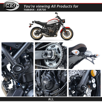 British RG modified front and rear wheel body anti-fall ball guard net engine cover short card frame Yamaha XSR700