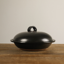 Kookugawa Machi Japan Import Wan Ancient Burning Smoked Pan Fumigation Boiler Smoked Meat Pan Cherry Blossom Wood Ceramic Smoked Baking Pan