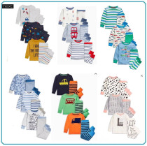 Spot UK Next Male Treasure Child Spring Autumn Winter Long Sleeve Sleeping Clothing Tent Bear Soft Home Suit Suit 3 sets