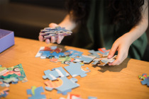 Browntable Three-in-one Panoramic Ladder Puzzle Children Puzzle Young Children Toy Dinosaur Kindergarten 3-6 years old