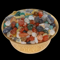 A selection of high-quality colorful agate seven stones Tibetan Buddhist Tantric supplies for Manzaman tea tray or Tibetan storage