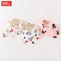3 Dress South Pole Children Waterproof Baby Saliva Towel Baby Triangle Towel Newborn Boy Girl Giri Cotton