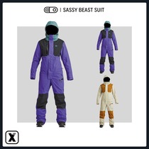 Vulnerable EXDO]W21 Airblaster(AB)Single ski suit Women's waterproof air-transmitting company snow suit