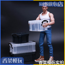1 6 soldiers scene props accessories can be collected head carving loose parts storage box storage box scene props spot