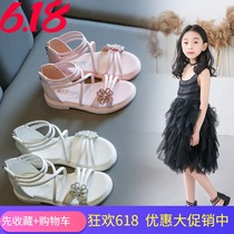 South Korea SZCK girls sandals 2020 new summer princess middle big child child girl sandals net red