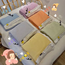 Summer cool by children 60 days silk pure color Summer ice silk air conditioning by baby silk slideshow by kindergarten single summer.