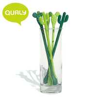 Thai qualy imported Creative Cloud cactus note cold drink cocktail juice coffee mixing rod