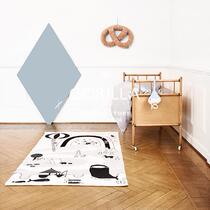 Denmark imported OYOY Mr Megalodon European style creative handmade living room Bedroom study carpet cotton children