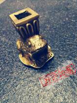 New pure copper table and chair foot pad retainer bedside table foot rubber pad coffee table pure Alexander copper hardware accessories