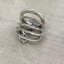 Flash hair recommended Spanish UNOde50 six ring ring ring set can be split handmade Europe and America light luxury silver plated men and women