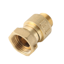 All copper live check valve front Valve Anti-gauge idling 4 points * 6 points * 6 points * 1 inch inner and outer wire check valve