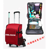 Universal wheel climbing stair accessories storage roller type large capacity housekeeping cleaning tools special bag cleaning trolley case