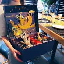 ~ Gift box empty box high-grade large net red creative ins Wind birthday packaging gift box boys exquisite women