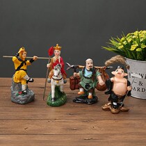 Net red Master Apprentice little monk car ornaments shake head car center console creative cute interior decoration supplies