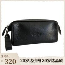 Imported handheld safen pipe bag with large capacity leather handmade 3 bags