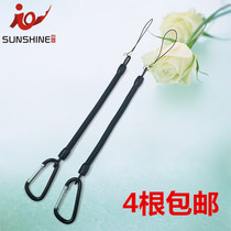 Mountaineering buckle lost rope sub-clamp fish control hanging rope fishing gear Outdoor Fishing