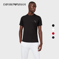 EMPORIO ARMANI Armani mens thin fun expression capsule series short-sleeved cotton round neck T-shirt