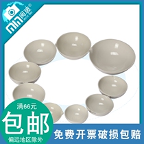 Ceramic evaporation petri dish 60100 125ml petri dish round bottom hemispherical evaporation pan evaporation concentrated solution utensil