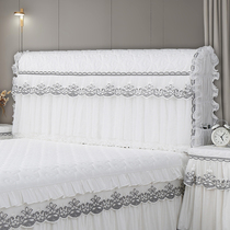 Coincidentally Living White Headboard Hood 2022 Advanced Sensory Lace Headliner Hood Full Bag New Nordic Style Ins