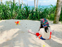 No deluge sweetcity childrens male and female child collage fine combed combed cotton stumbles with sleeveless knit horse chia