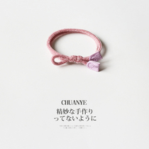 Sichuan wild plush head rope female autumn winter Net red 2021 New temperament hair rope simple small tie hair Hairband