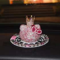 Car perfume car seat carrying aromatherapy Lady diamond-studded cartoon car high-end interior supplies ornaments durable light fragrance