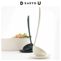  d Japan imported stand-up soup spoon large soup spoon porridge spoon porridge spoon household spoon long handle rice spoon